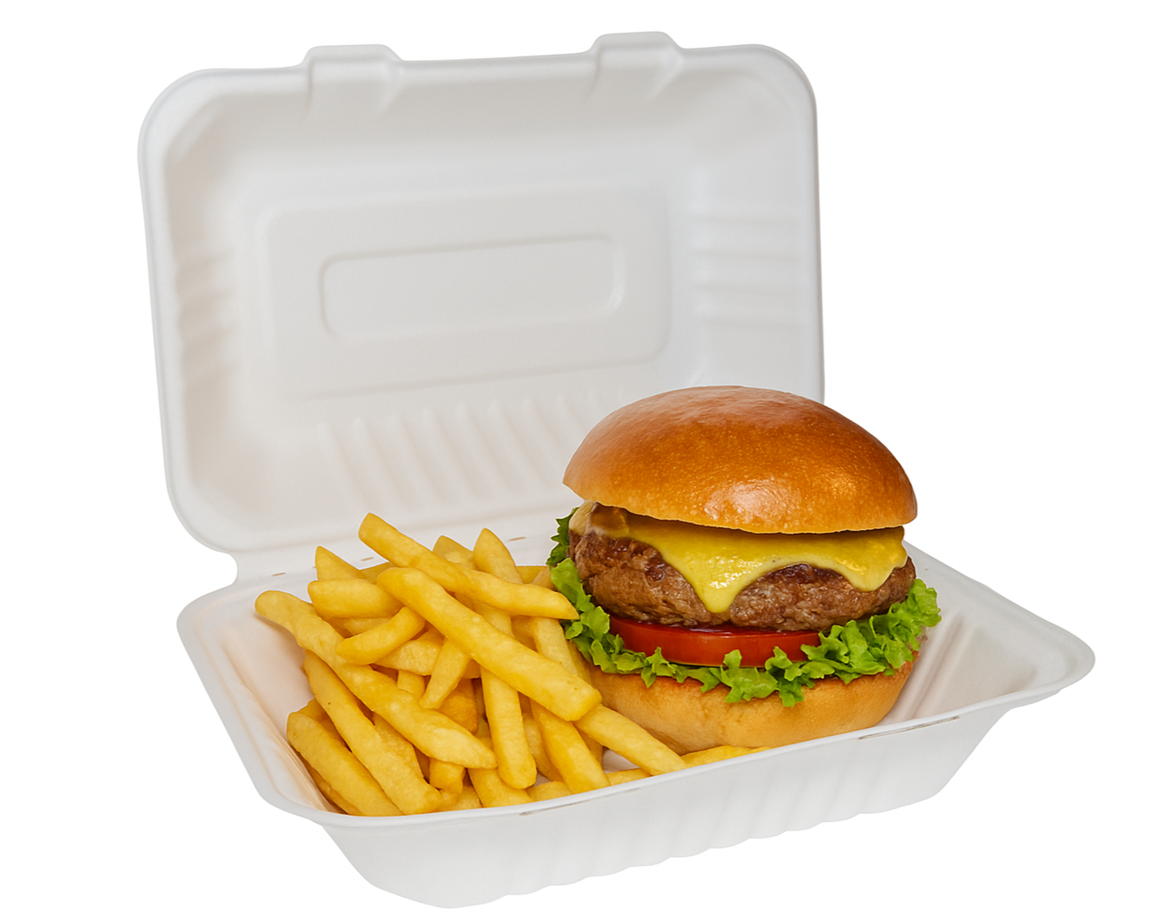 9x6" Bagasse Box (250/case)