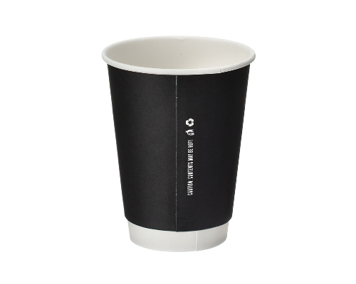 Black Double Wall Coffee Cups