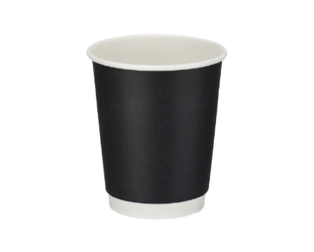 Black Double Wall Coffee Cups