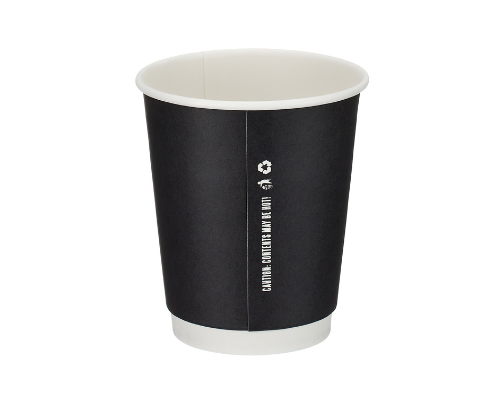 Black Double Wall Coffee Cups