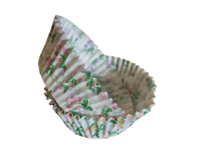 Floral Dixie Cake Cases - 45x25mm (10,000/case)