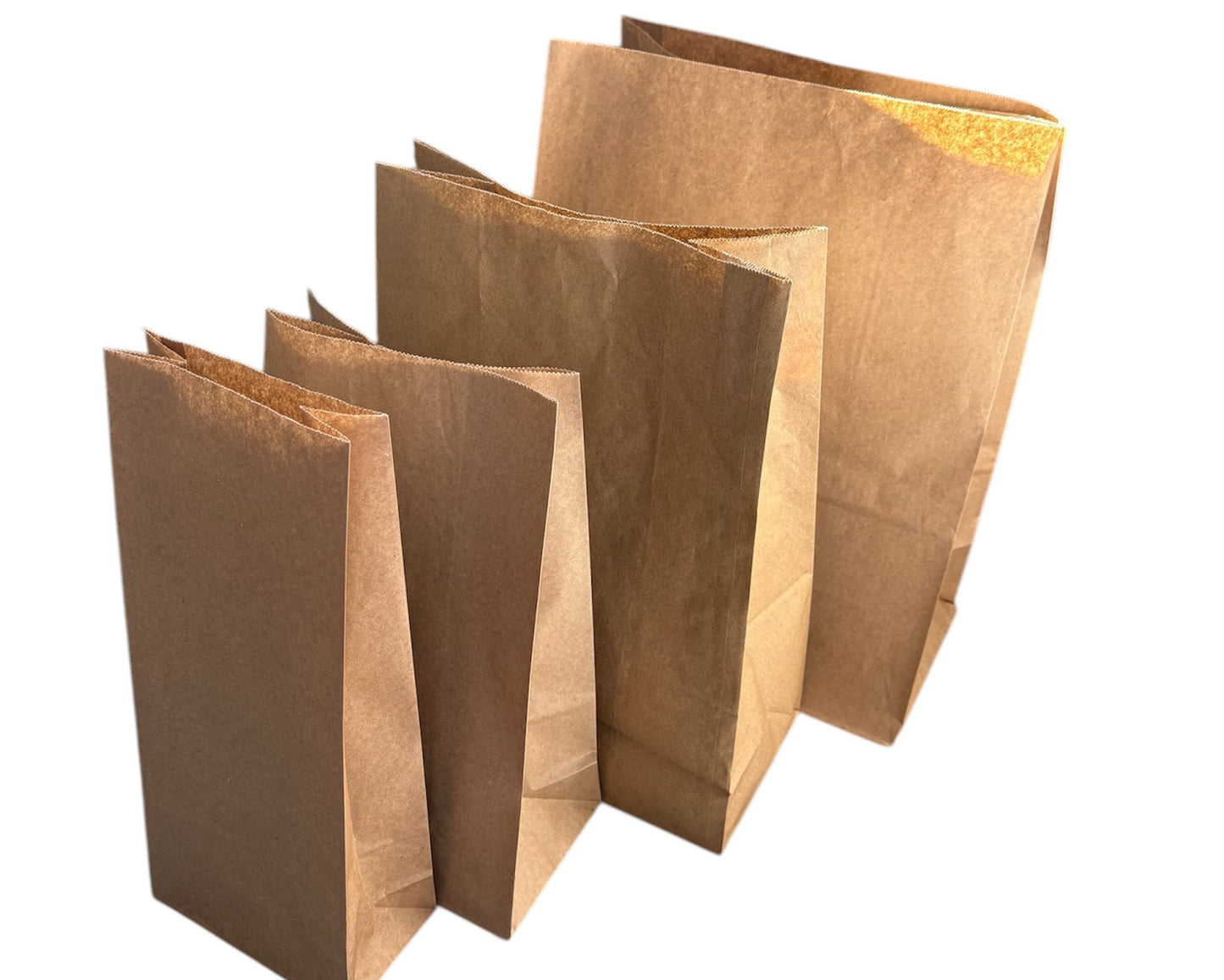 Eco-friendly Treesaver grab bags – recyclable, compostable paper carrier bags for food and retail