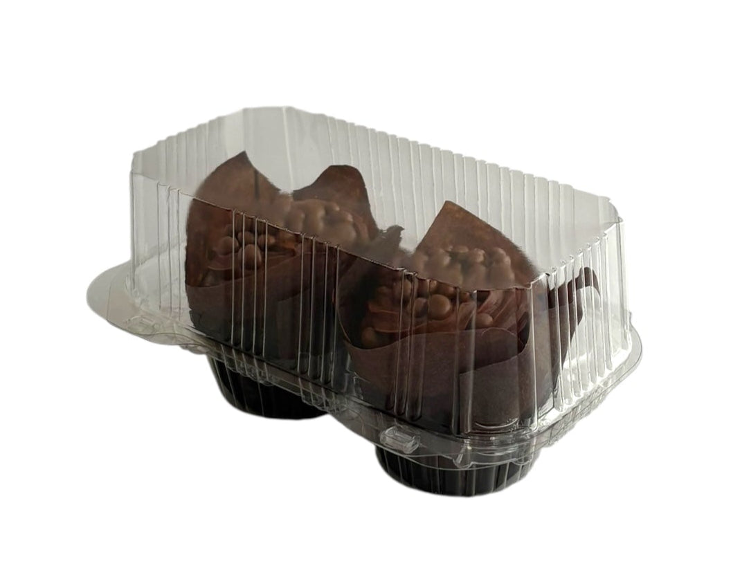 Two Muffin Hinge Pack, 191x115x95mm (400 per case)