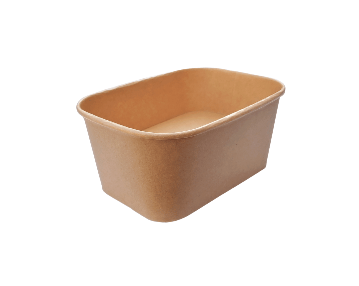 1000ml Kraft Rectangular Bowl (300/case)