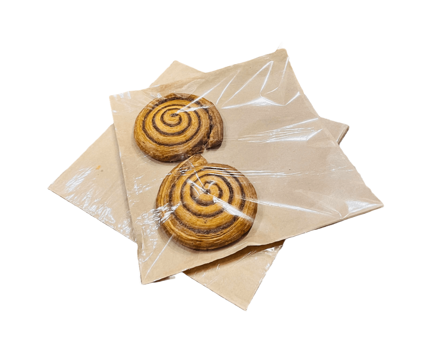 Kraft film fronted paper bags – recyclable bakery bags with clear window for product display