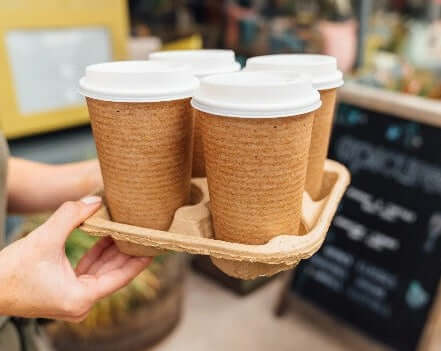 4 Cup Carrier Pulp (160/case)