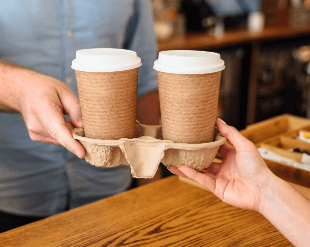 2 Cup Carrier Pulp (360/case)