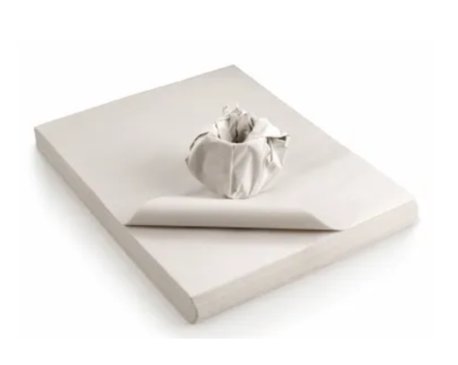 White news flat paper for eco-friendly food wrapping and packaging