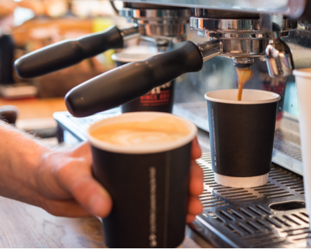 Black Double Wall Coffee Cups