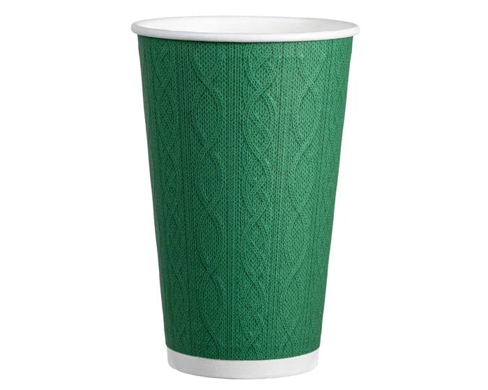 16oz Christmas Jumper Design Cups - Recyclable