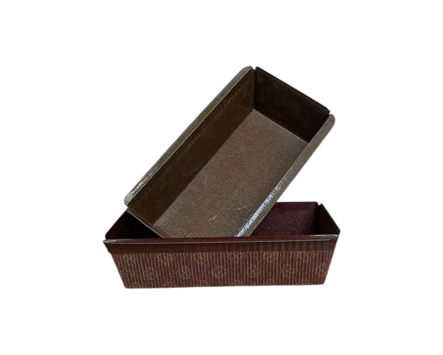 150x65x47mm Brown & Gold Bakeable Loaf Mould – 1200/Case