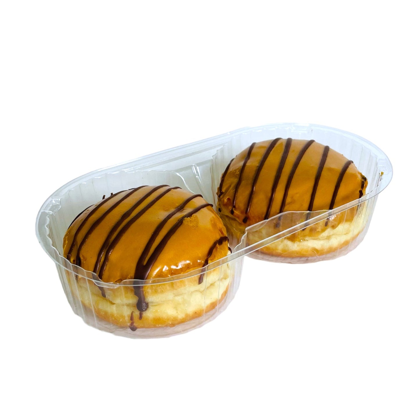 Two Cavity Round Open Tray - 215x115x45mm (780 per case)