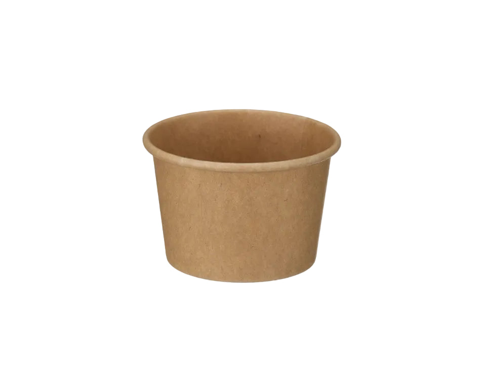 2oz Kraft Paper Sauce & Portion Pots – 3,000 Per Case
