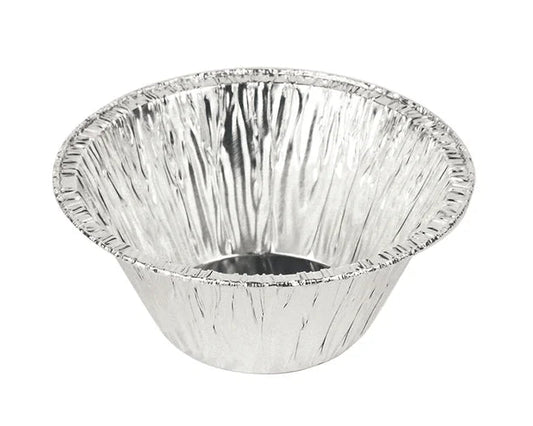 Custard Tart Foil Deep - 77x68x41x32mm
