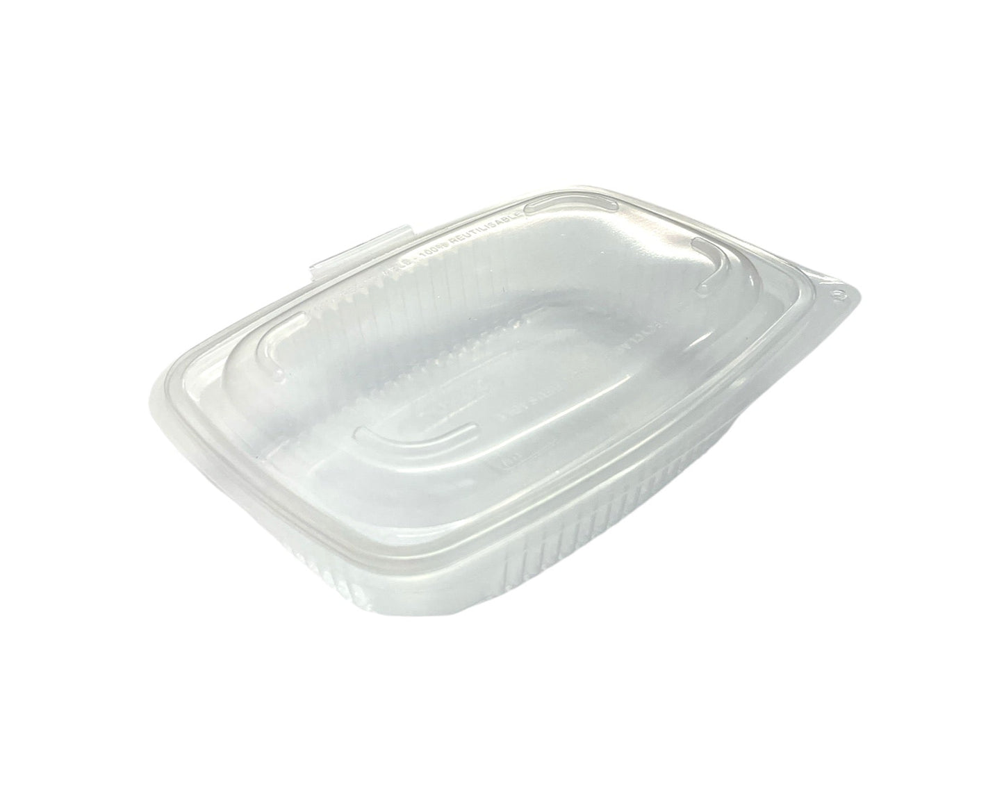 600ml Microwaveable Container with Hinge Lid (300 per case)