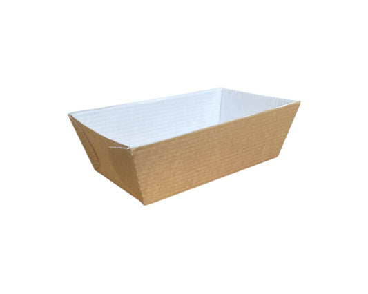 135x75x50mm Beige Medium Loaf Cake Bakeable Mould – 360/Case