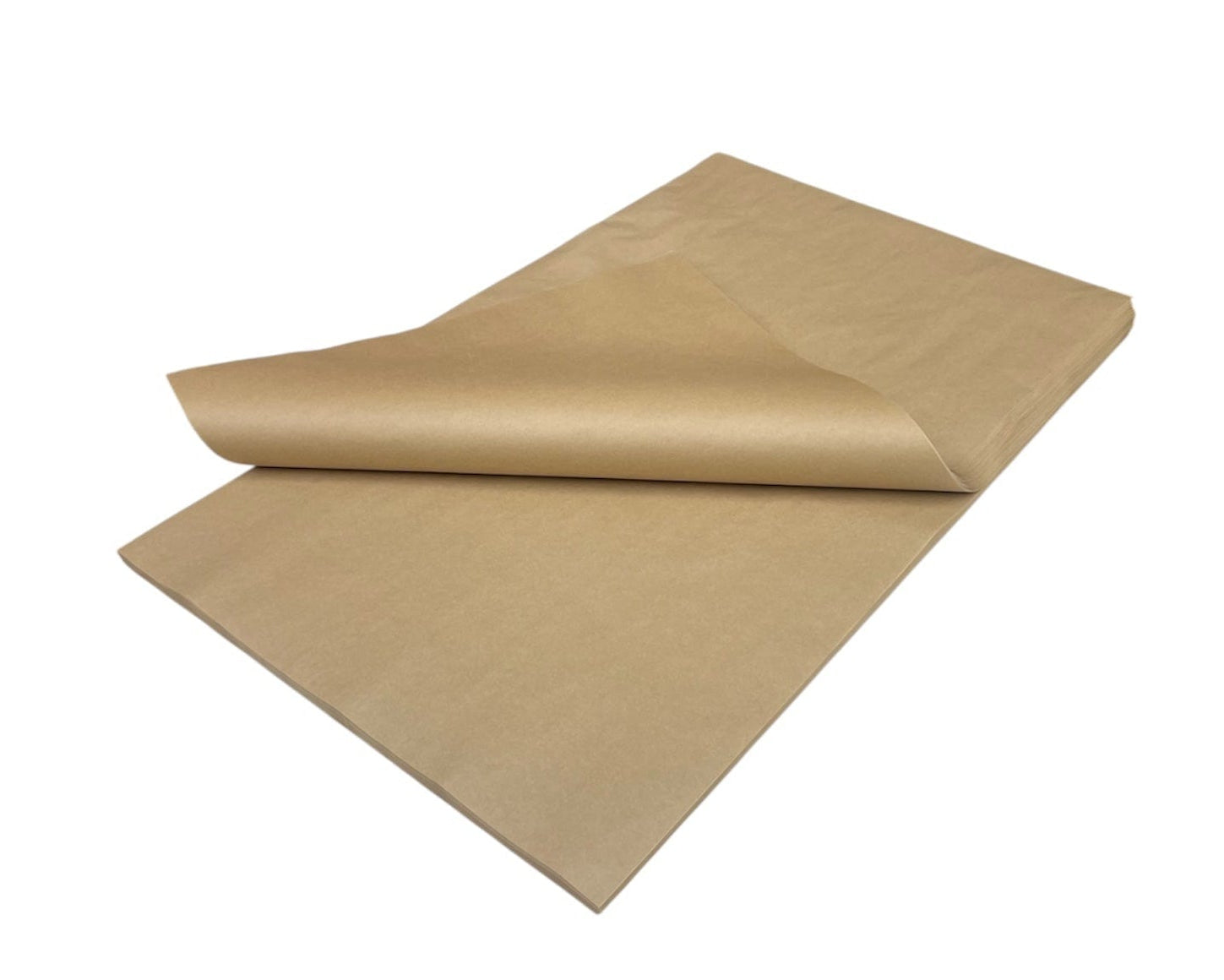 Kraft greaseproof paper sheets brown food wrapping paper for bakeries and food packaging