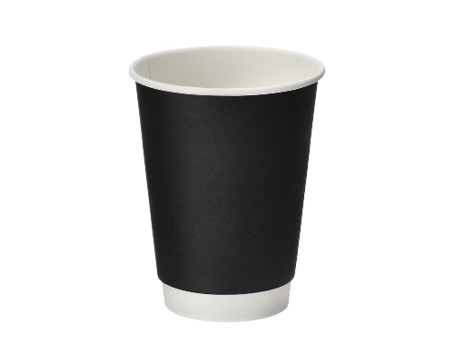 Black Double Wall Coffee Cups