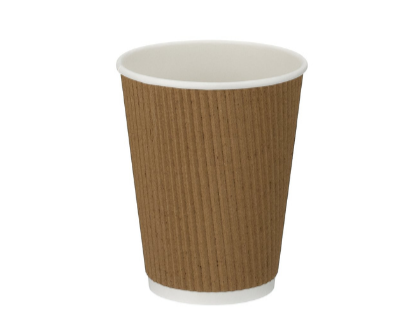 Kraft Ripple Coffee Cups