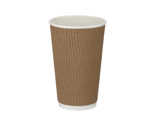 Kraft Ripple Coffee Cups