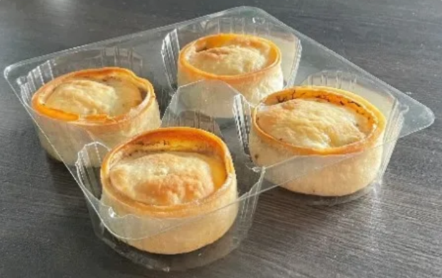 Four Mini Pie Cavity Tray - 164x164x40mm (804 per case)