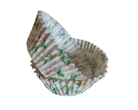 Floral Dixie Cake Cases - 45x25mm - 10,000/Case