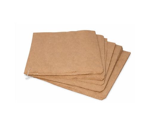 Brown paper food bags for hot and cold food to go options