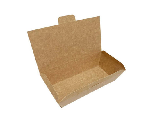 Compostable Kraft Meal Box - 150/Case