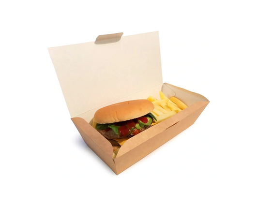 Compostable Kraft Meal Box (150/case)