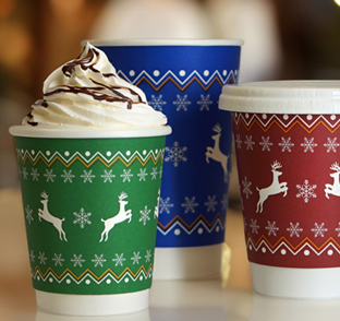 Recyclable Christmas Cups