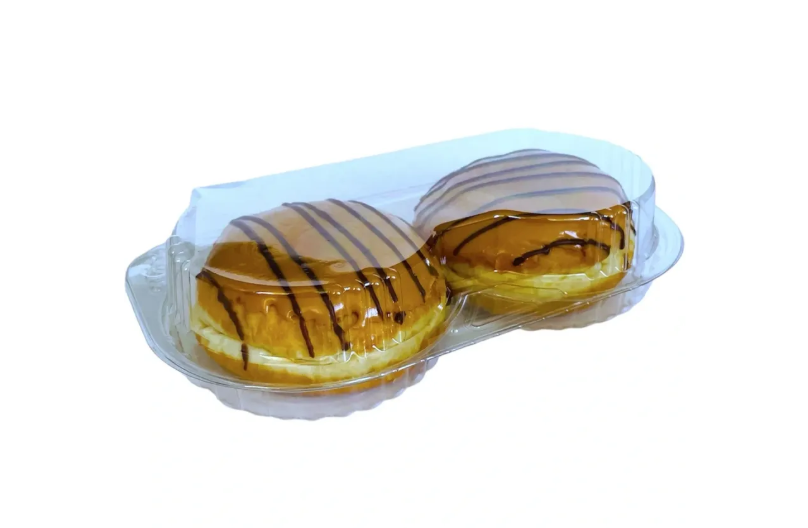 Two Cavity Doughnut Hinge Pack - Shallow (256 per case)