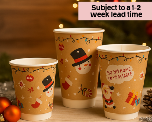 Compostable Christmas Cups