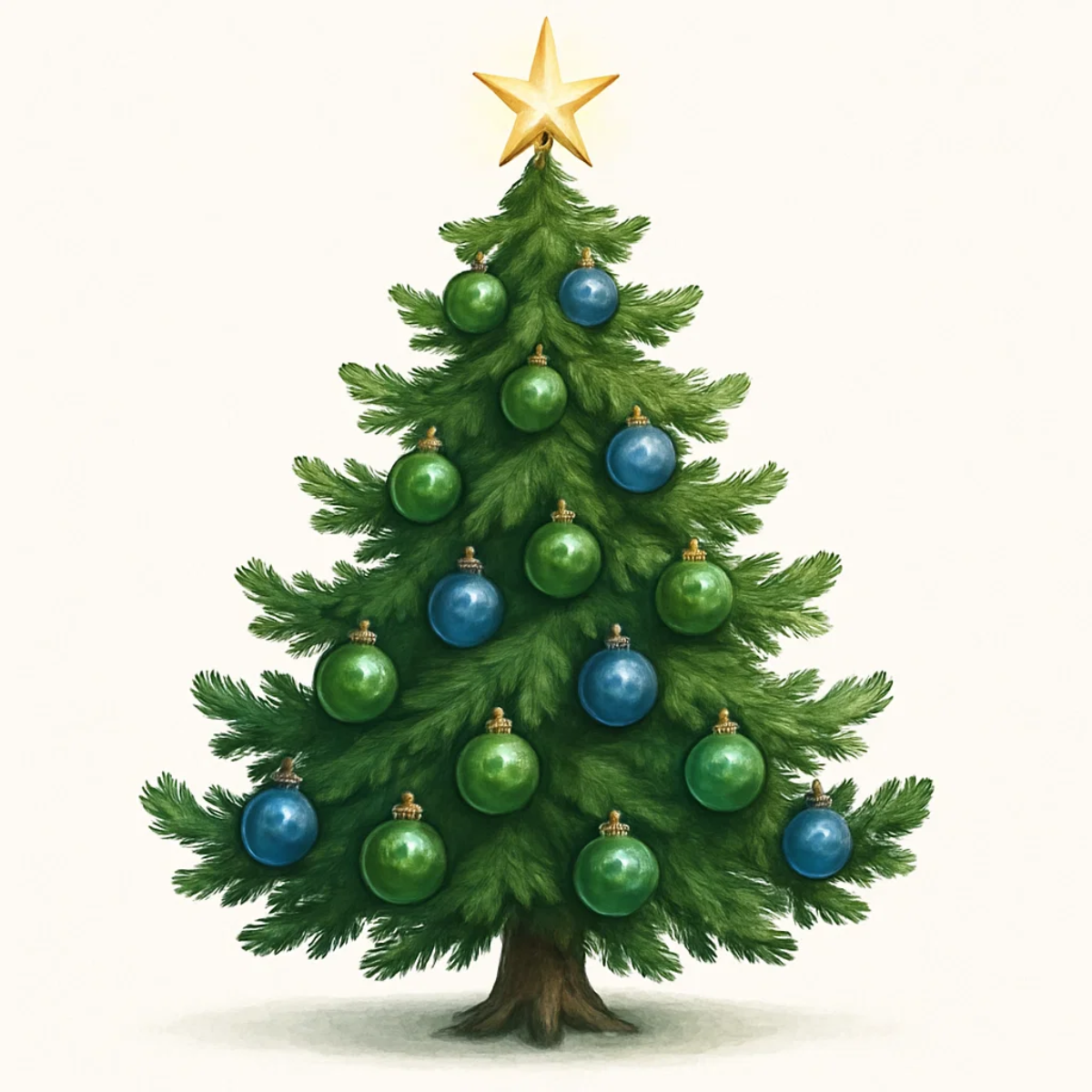 Christmas tree left