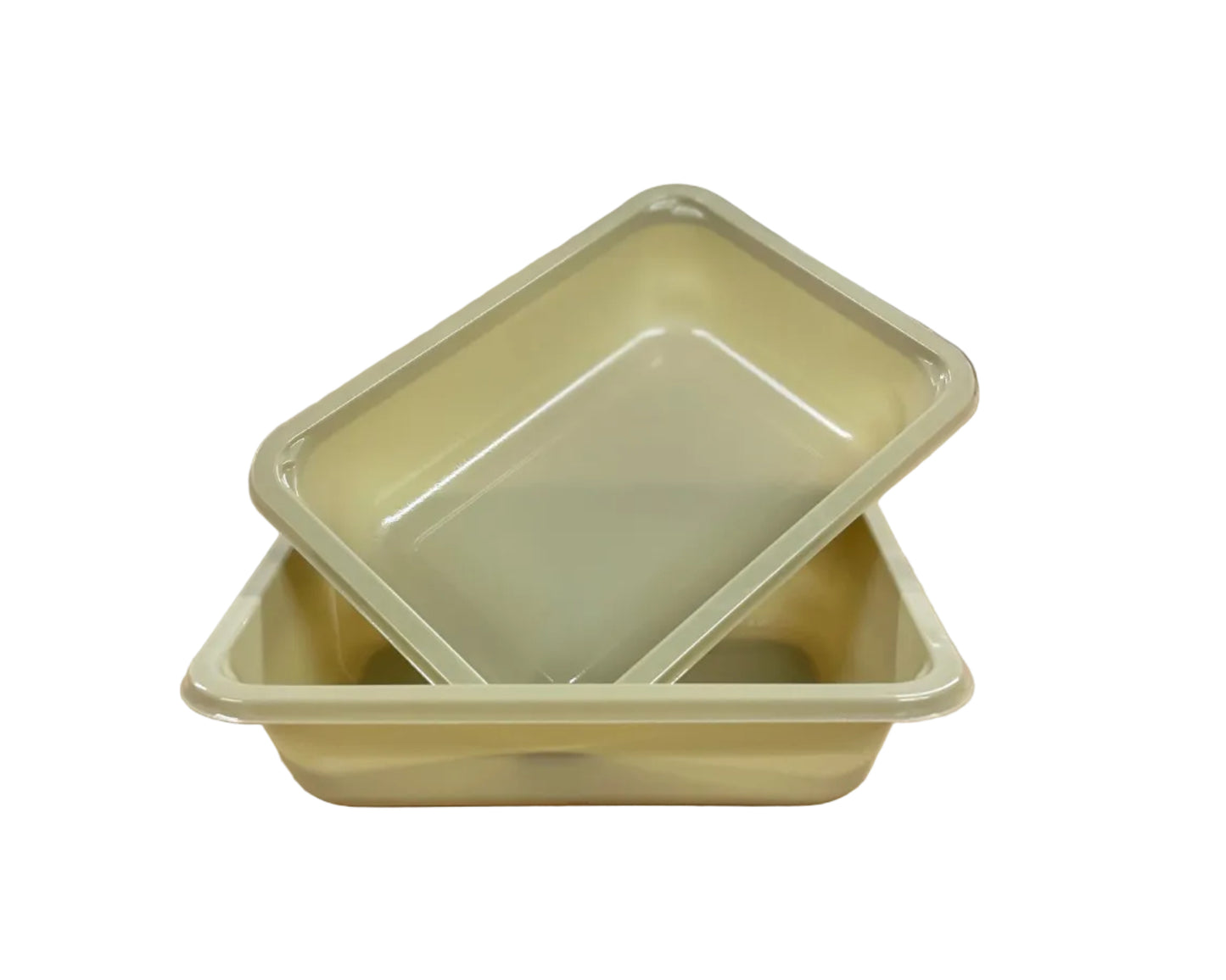 CPET ready meal tray single compartment – 171 x 127 x 40mm - ovenable and microwaveable tray