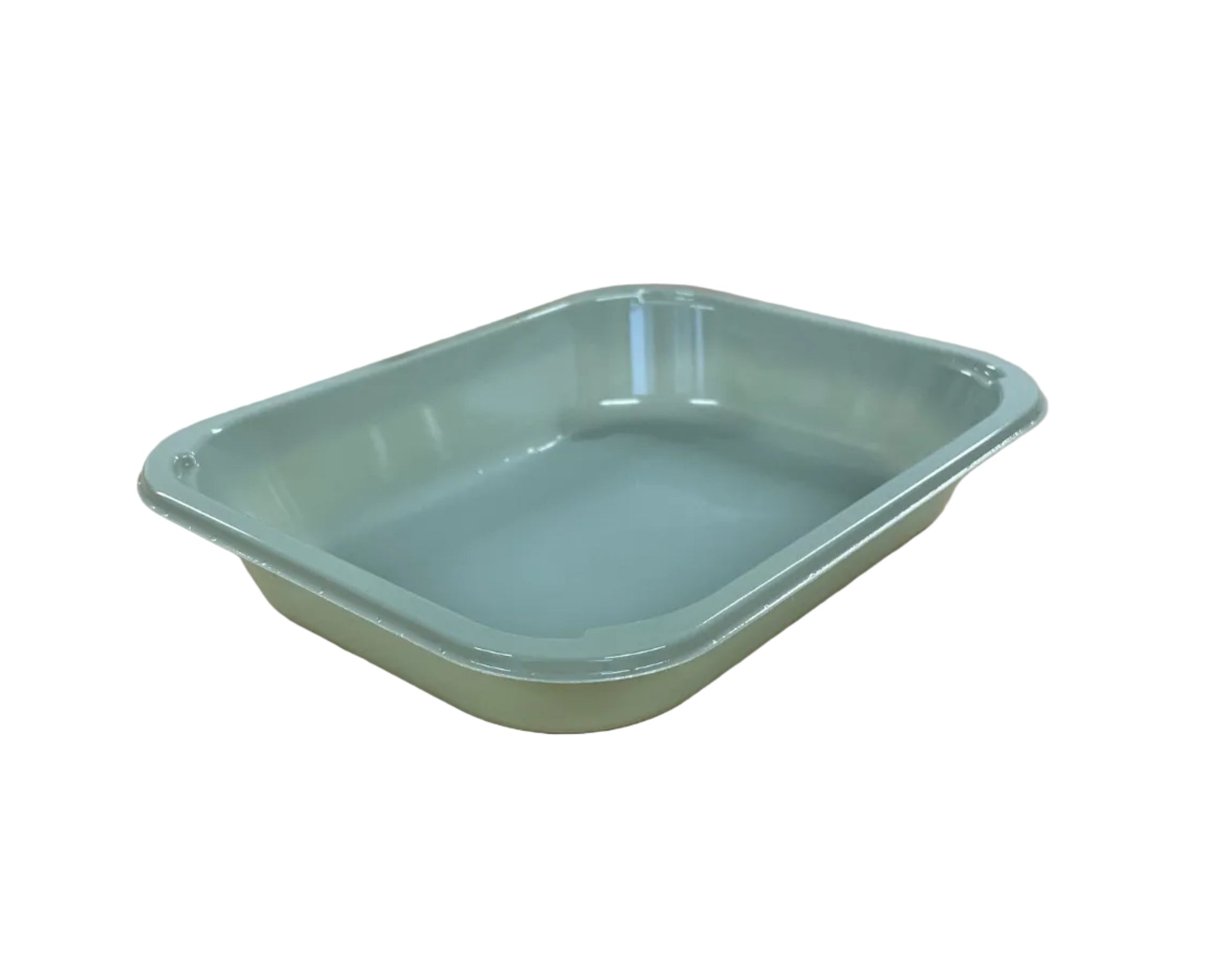 Faerch Evolve CPET ready meal tray single compartment – 200 x 155 x 35mm - micro and oven safe tray for food on white background