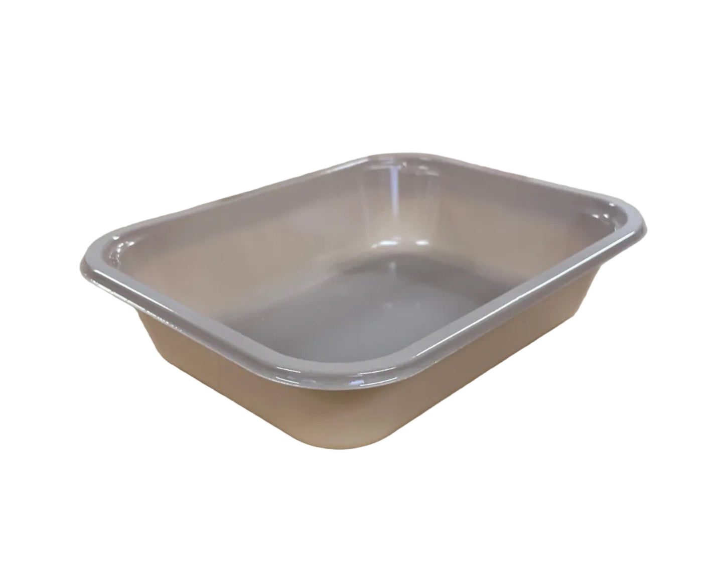 Faerch Evolve CPET ready meal tray deep single compartment – 200 x 155 x 45mm - micro and oven safe tray 