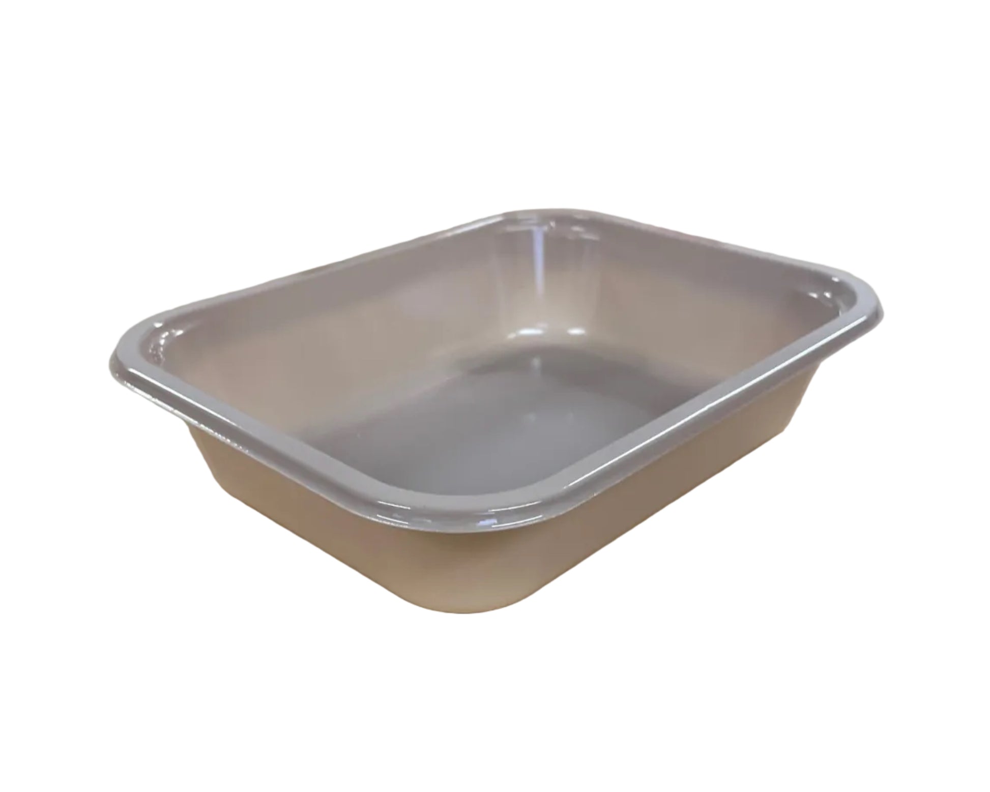 Faerch Evolve CPET ready meal tray deep single compartment – 200 x 155 x 45mm - micro and oven safe tray 