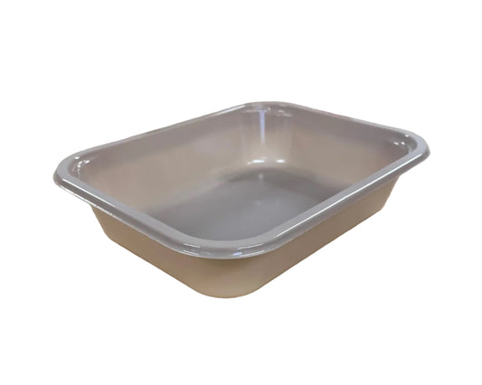 Faerch Evolve CPET ready meal tray deep single compartment – 200 x 155 x 45mm - micro and oven safe tray 