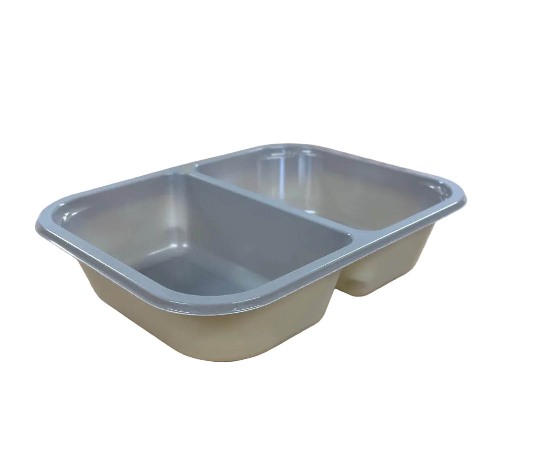 Faerch Evolve CPET ready meal tray two compartment – 200 x 155 x 45mm - oven and micro safe tray