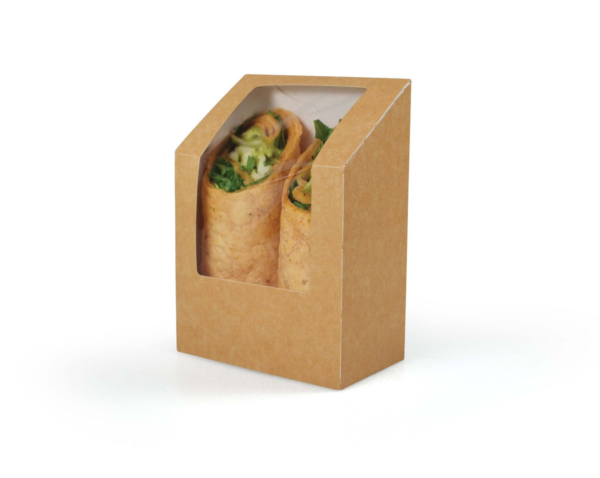 Eco-Friendly Kraft Tortilla Wrap Box - 500/Case | Eco-Friendly Food ...