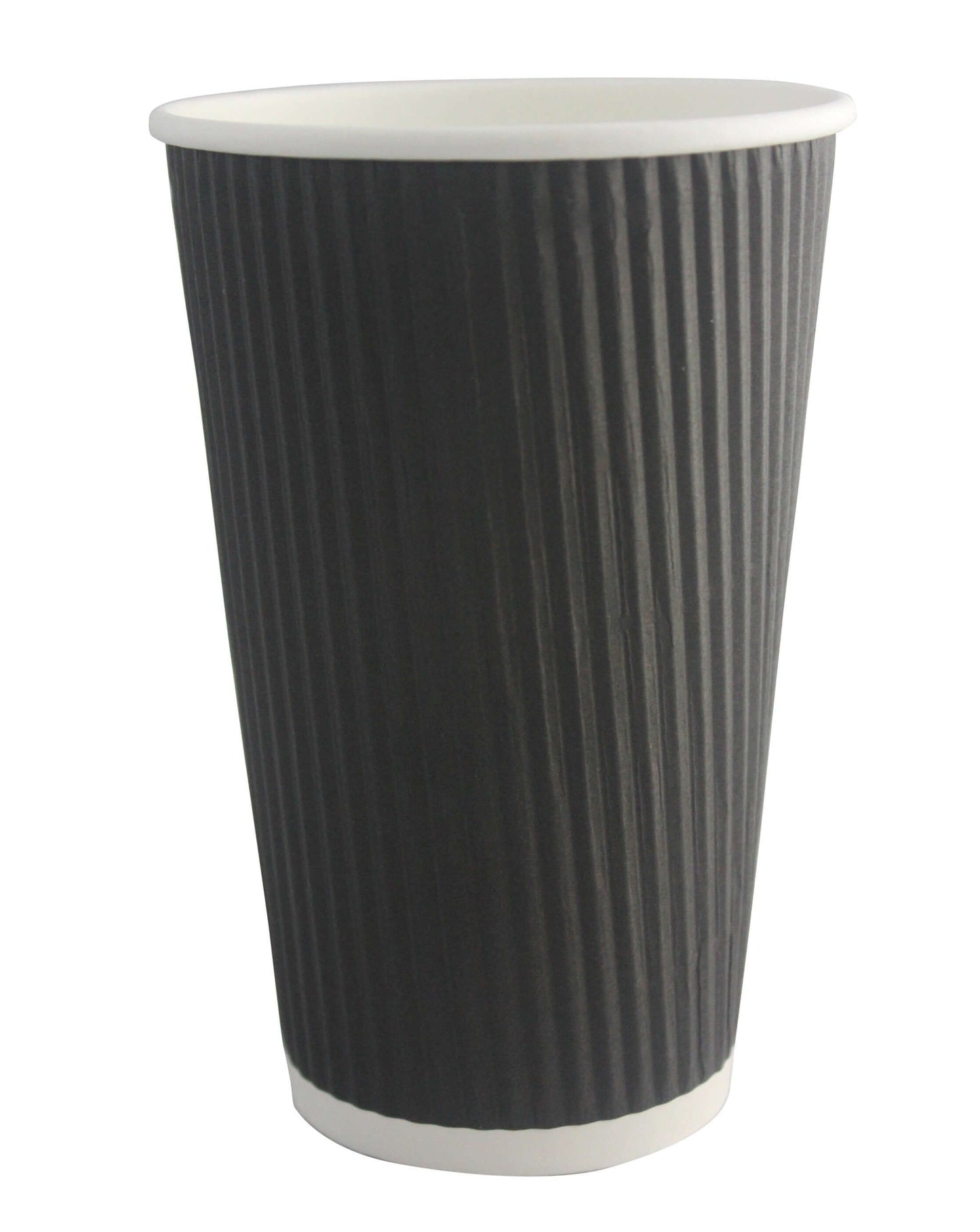 Black Ripple Coffee Cups