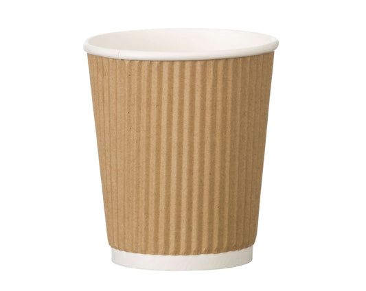 Kraft Ripple Coffee Cups