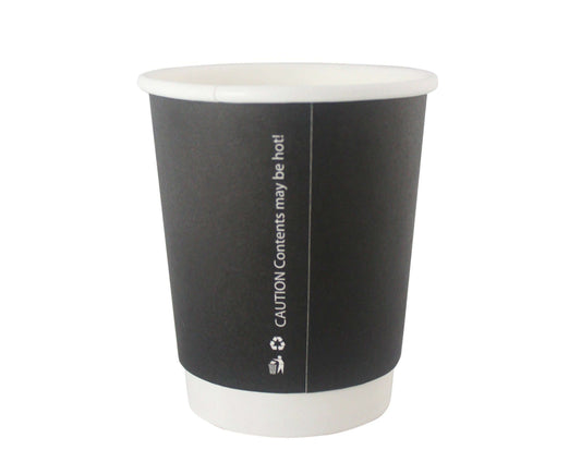Black Double Wall Coffee Cups