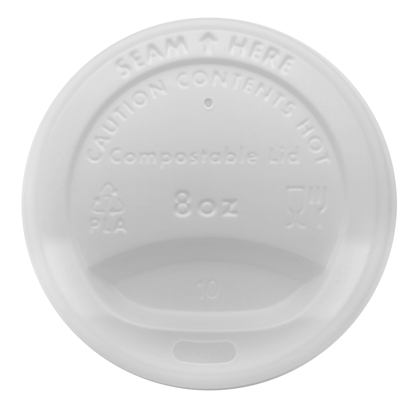 Edenware® Compostable CPLA Sip Lids (1000/case)